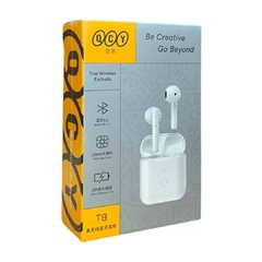 Fone de Ouvido Qcy T8 Branco Bluetooth 5.1 - comprar online