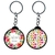 Chaveiro Dupla Face - Flores - comprar online