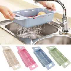 Escurridor Extensible Para Pileta De Cocina Bacha Frutas Surtido de colores - TotalMarket