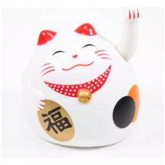 Imagen de Gato De La Suerte Atrae Fortuna Dinero A Pila Maneki Neko