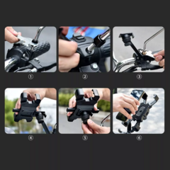 Soporte De Celular Para Bicicleta O Moto Con Brazo Ajustable - comprar online