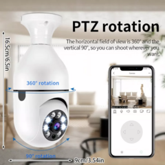 Camara De Seguridad Ip Domo Hd Wifi Tipo Foco Lampara Espia - TotalMarket