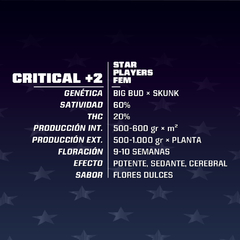 CRITICAL +2 FEM BSF X2 - comprar online