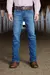 CS604 - CALCA MASCULINA BOOT CUT MEDIUM BLUE - comprar online