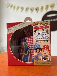 kit en caja de galletitas navideñas - Manos a la masa