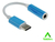 Cabo Usb Tipo C X Jack J2 4c - Fone + Microfone - TEBERA