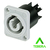 Conector Ac Fêmea Powercon Out - Emb 05pçs - TEBERA