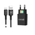 KIT CARREGADOR TURBO USB x CABO DE DADOS E CARREGAMENTO 2.4A TIPO C