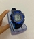 Reloj resistente deportivo Negro con azul