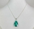 SW00009 Dije swarovski piedra verde