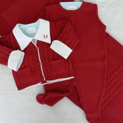 Saída de Maternidade Tenista Vermelho - comprar online