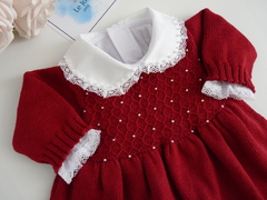 Vestido Colmeia Vermelho Avulso - comprar online