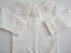 Body de Renda Estreita Off white - comprar online