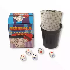 Juego generala familiar en caja de 8x9cm.