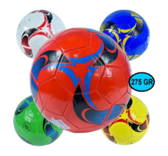 Pelota fútbol N°5 25cm. colores surtidos