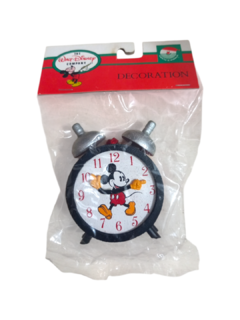 Adorno navideño disney reloj 5x8cm.