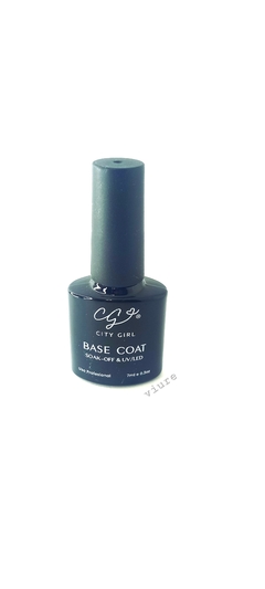 BASE COAT CITY GIRL 7ML TAPA NEGRA