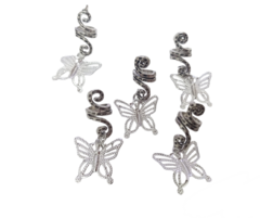 cuff mariposa para trenzas x5