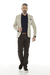 Blazer Sarja Masculino Bege - comprar online