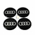 Emblema Audi Preto