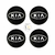 Emblema Kia Preto