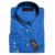 Camisa Social Azul Quadriculada (Cod-320)