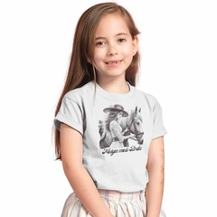 Camiseta Infantil Feminina Meiga Meio Bruta - comprar online