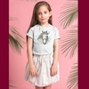 Camiseta Infantil Feminina Country Cavalos Horse Flowers