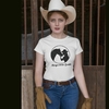 Camiseta Infantil Feminina Country Meiga Meio Bruta