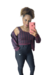 Conjunto Cropped Cardigan Tricot Pied Poule na internet