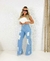 Wide Leg Destroyed Catarina. - comprar online