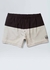 BEACH SHORT BICOLOR BRASAO PRETO/OFF WHITE