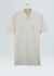 POLO MC BRASAO EMBOSSED COLOR OFF WHITE