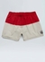 BEACH SHORT BICOLOR BRASAO VERMELHO/OFF