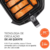 Fritadeira Elétrica Sem Óleo Air Fryer Mondial AFN40BI Family Inox 4L - Preta/Inox - INFOALBA DISTRIBUIDORA