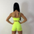 Top 2 alças e Shorts - Amarelo neon - comprar online