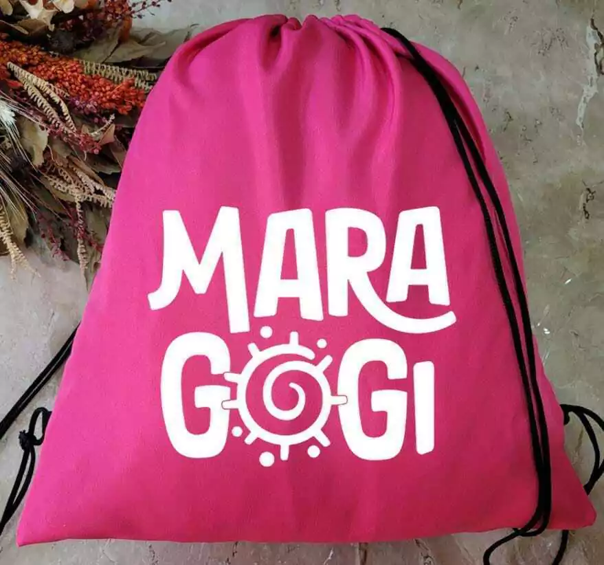 50 Sacolas Mochilas Pink Personalizadas