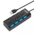 Hub USB Extensor 4 Portas 2.0 com Interruptor