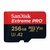 Cartão microSDXC Sandisk UHS-I Extreme PRO 256GB - 200MB/s (com adaptador SD) - comprar online