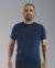 Camiseta Básica Algodão Premium Sustentável Gemmini Lisa Azul Escuro - comprar online