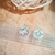 Imagem do Brinco redondo cristal banhado a prata