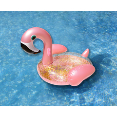 Inflable Glitter Flamingo 1,3m x 1,23m - comprar online