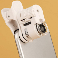 Lupa Microscopio X 60 Apto Celular Tablet Luz Led Y Uv - comprar online