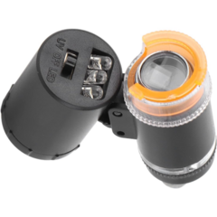 Microscopio Lupa X60 Luz Led / Uv Joyeria Detector de billetes