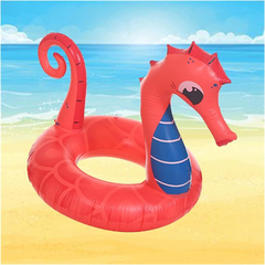 Inflable Caballito de Mar Rojo 150cm x 120cm - comprar online