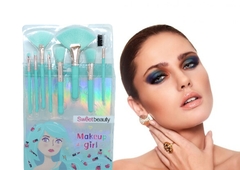 Set X 8 Brochas Maquillaje Pinceles Cejas Pestañas - comprar online