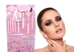 Set X 8 Brochas Maquillaje Pinceles Cejas Pestañas en internet