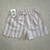 Short de lino rayado