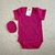 Body algodón MC con extensor fucsia - comprar online