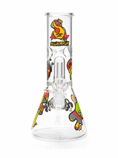 GLASS ICE BONG ALIEN TRIP PERCOLATOR SQUADAFUM - loja online